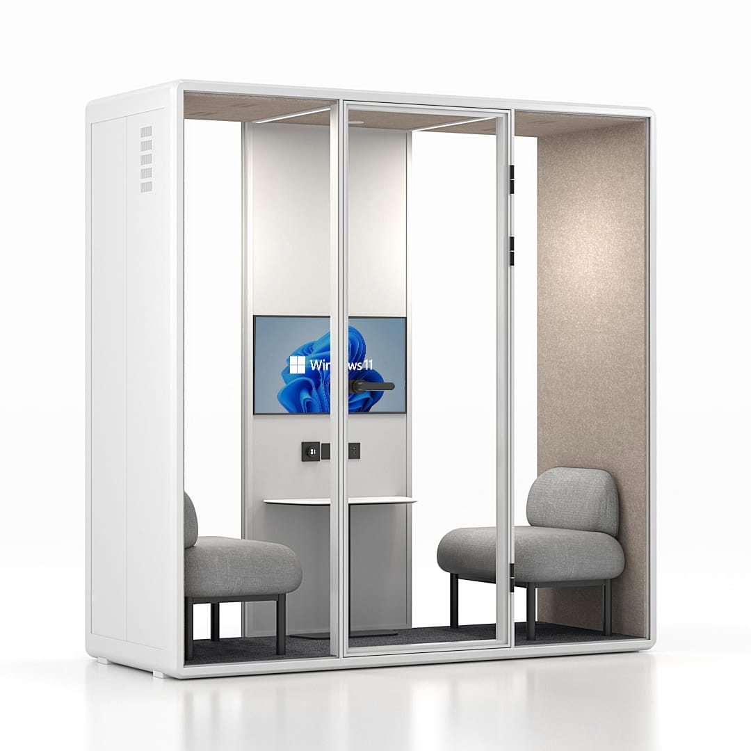 Synergy Soundproof 2 Person Eco Pod/Booth
