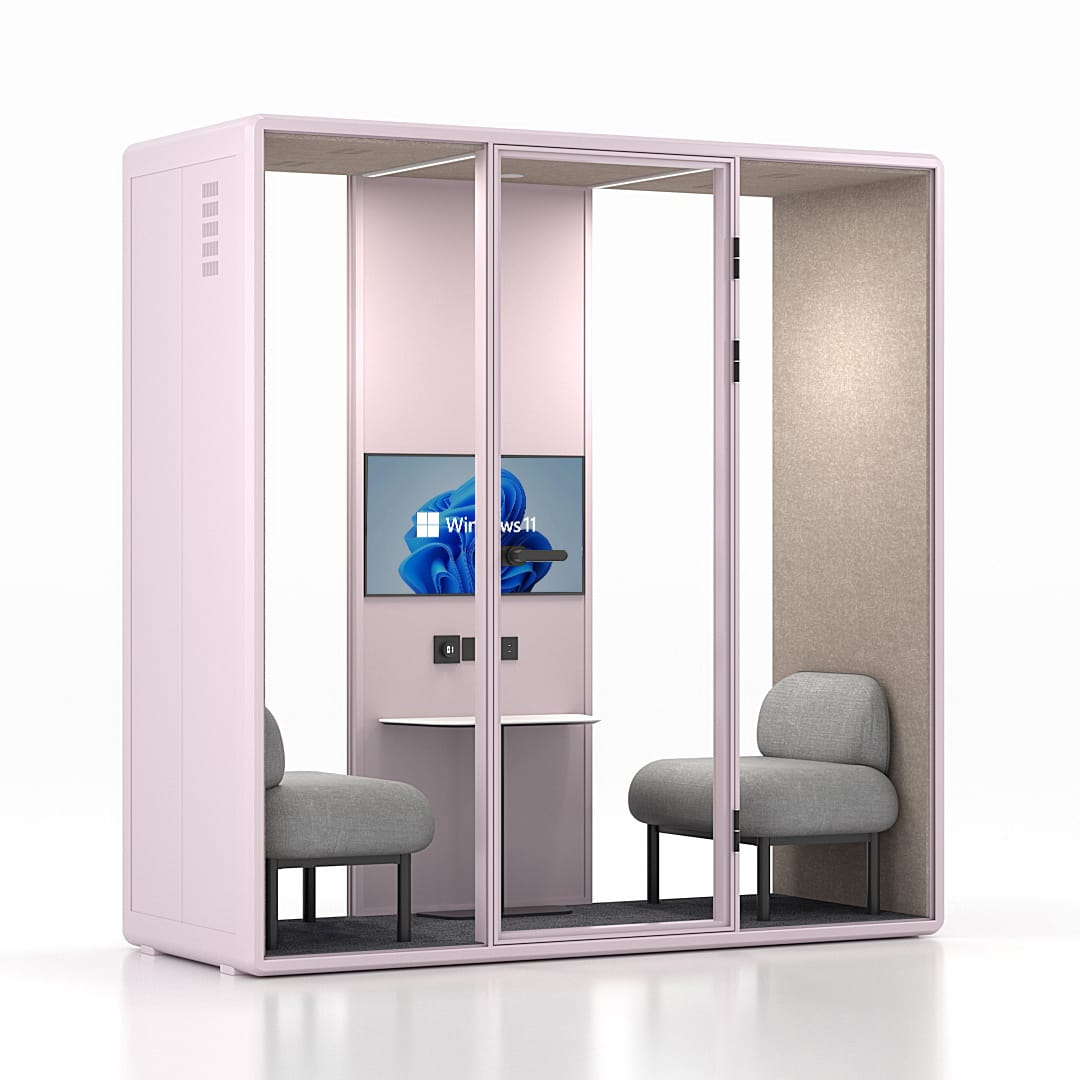 Synergy Soundproof 2 Person Eco Pod/Booth