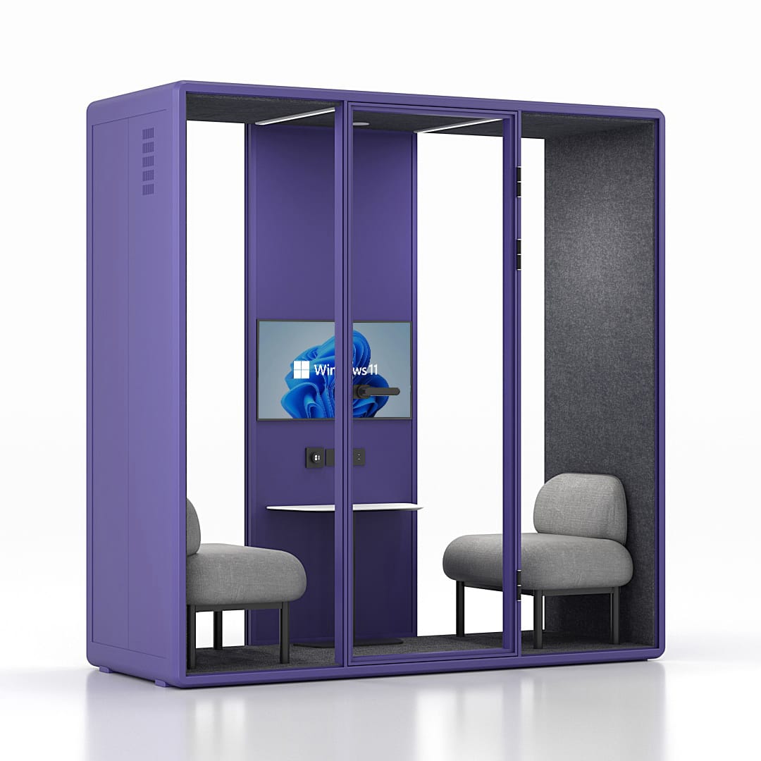 Synergy Soundproof 2 Person Eco Pod/Booth