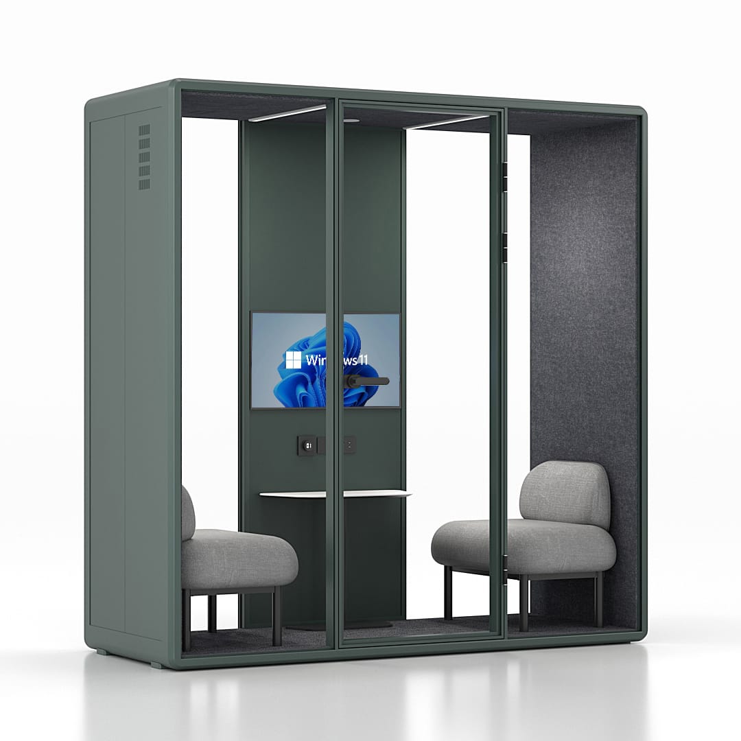 Synergy Soundproof 2 Person Eco Pod/Booth