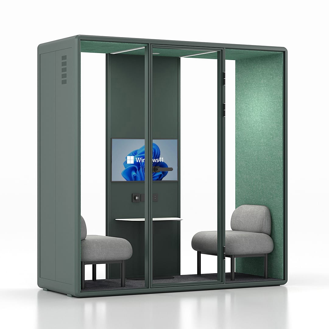 Synergy Soundproof 2 Person Eco Pod/Booth