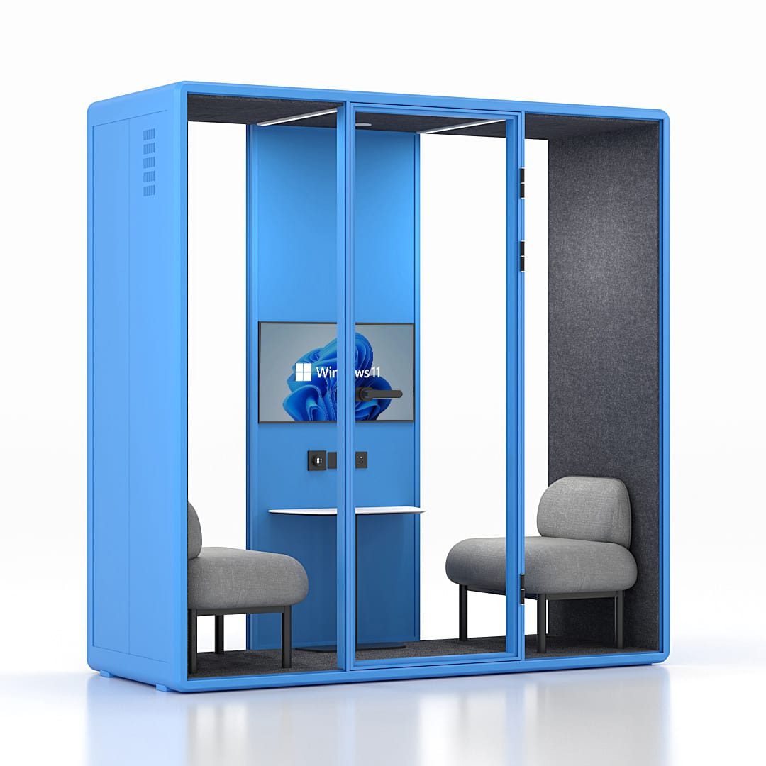 Synergy Soundproof 2 Person Eco Pod/Booth