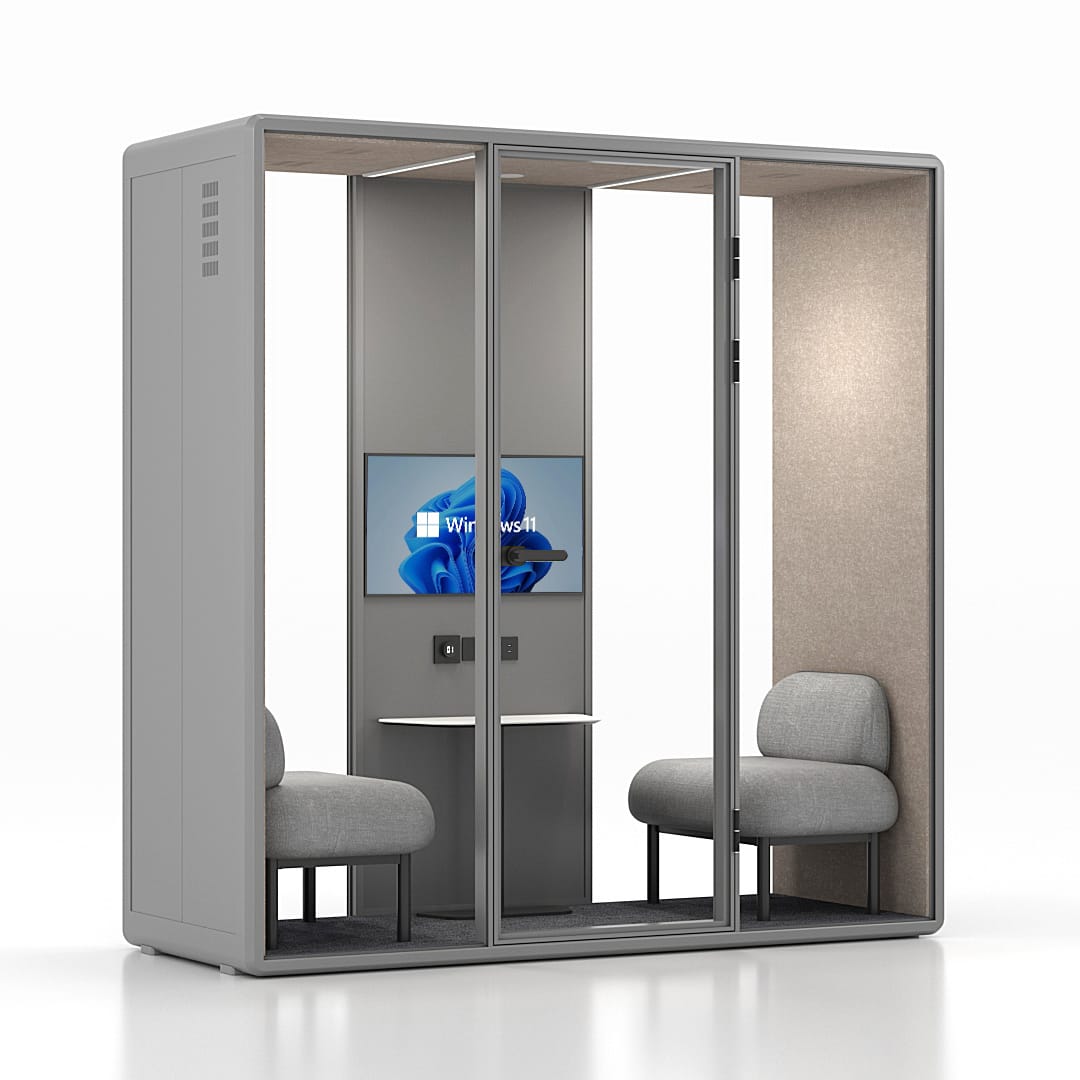 Synergy Soundproof 2 Person Eco Pod/Booth