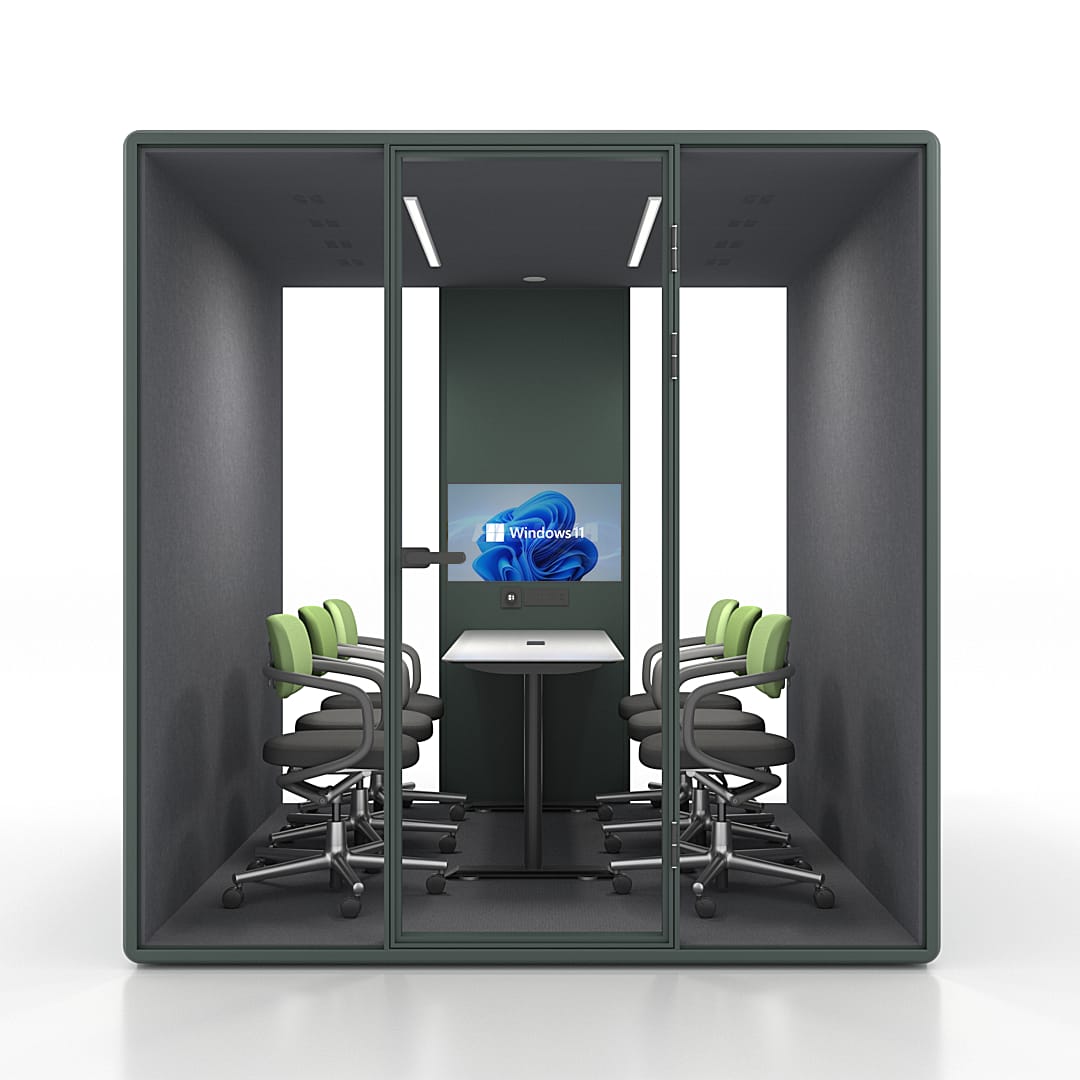 Synergy Soundproof 8+ Conference Eco Pod/Booth